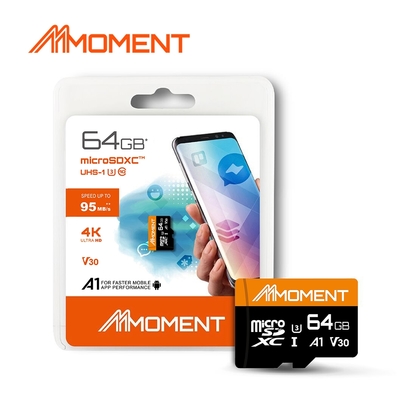 Moment 64G MicroSDXC A1 記憶卡(MFSUU1064A1-NAD)