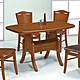 MUNA家居   小美式4.2尺柚木色餐桌(不含椅)  127X80X77cm product thumbnail 1
