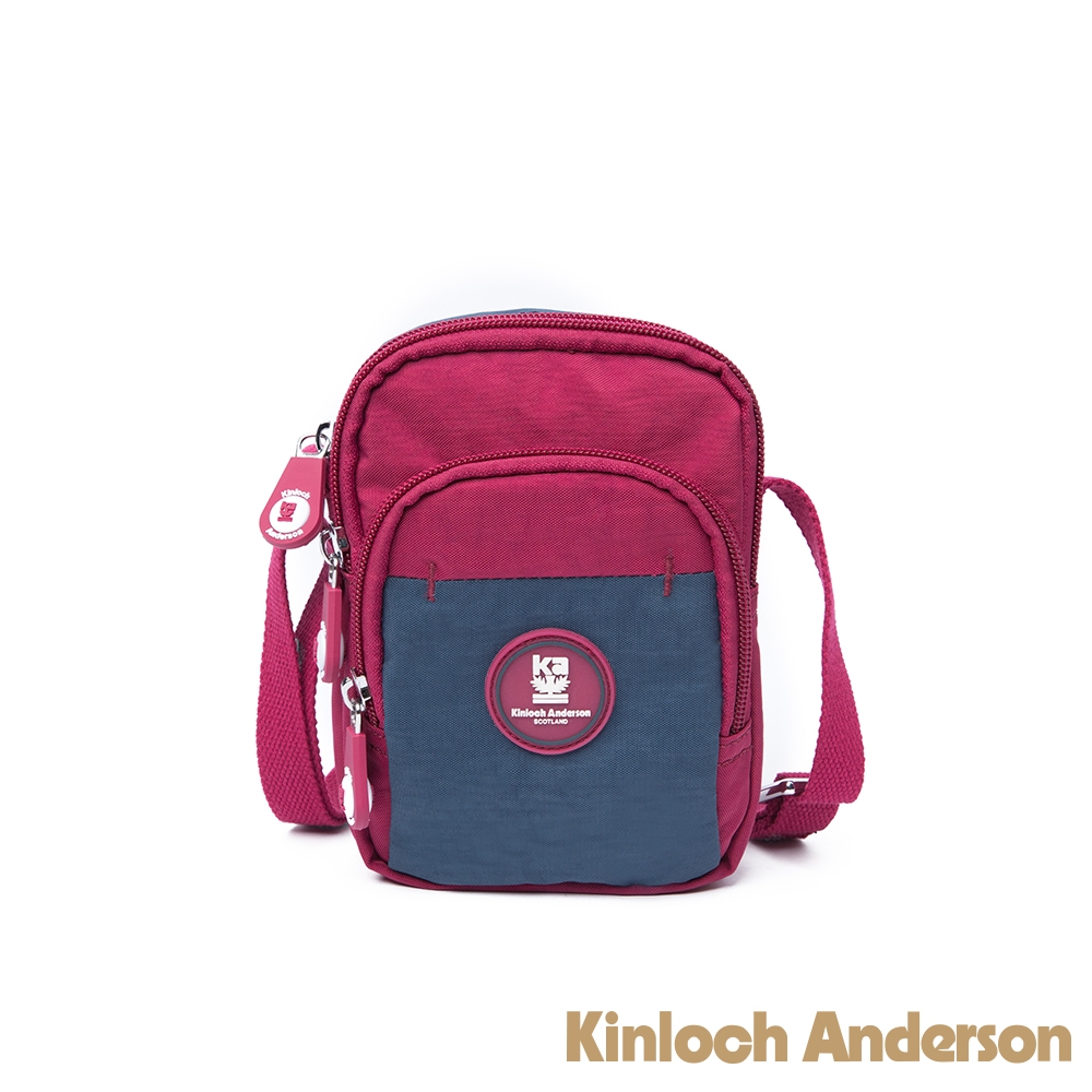 【Kinloch Anderson】SMILE 小款側背包 深桃紅色