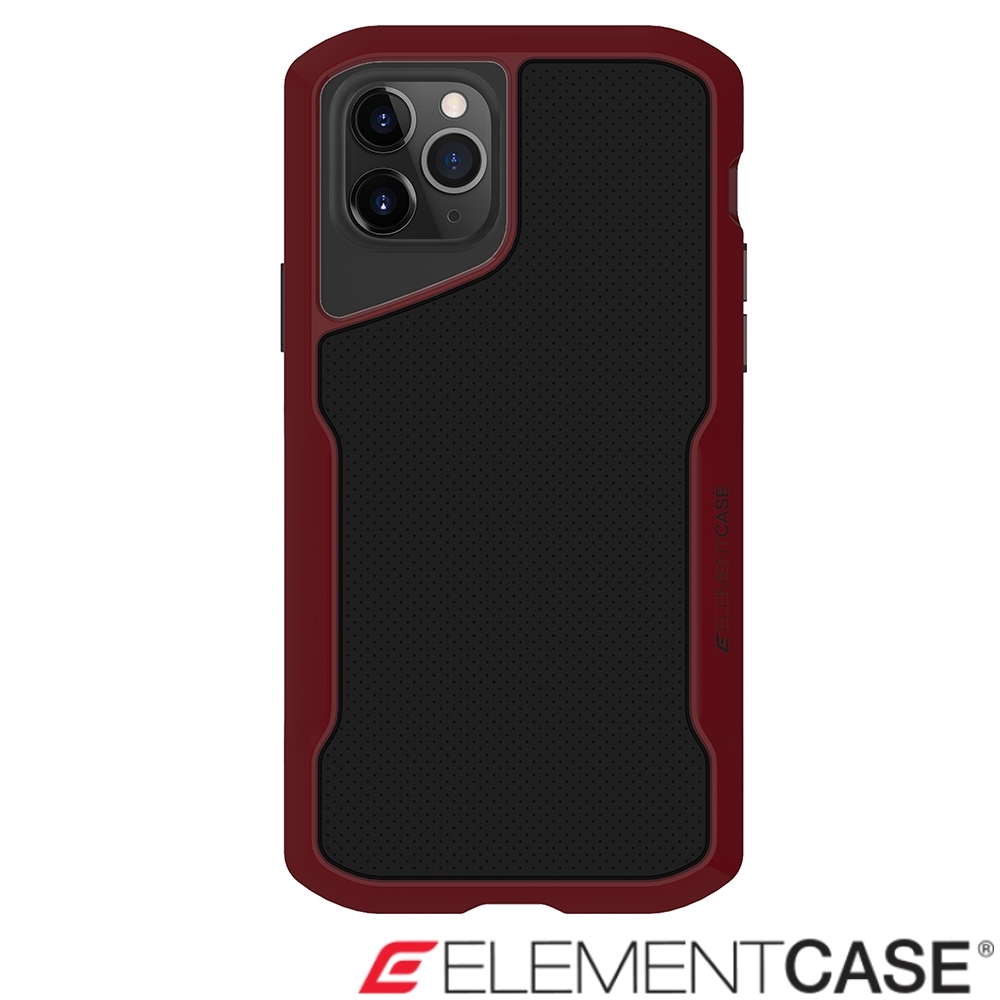 美國Element Case iPhone 11 Pro Max Shadow軍規殼-紅黑