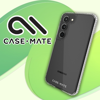 美國 CASE·MATE 三星 S23 專用 Tough Clear Plus 加強防摔環保抗菌透明保護殼