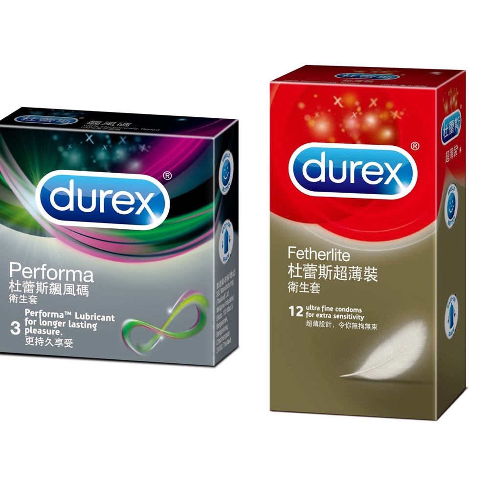 Durex杜蕾斯 超薄12入+飆風碼3入  情趣用品/成人用品