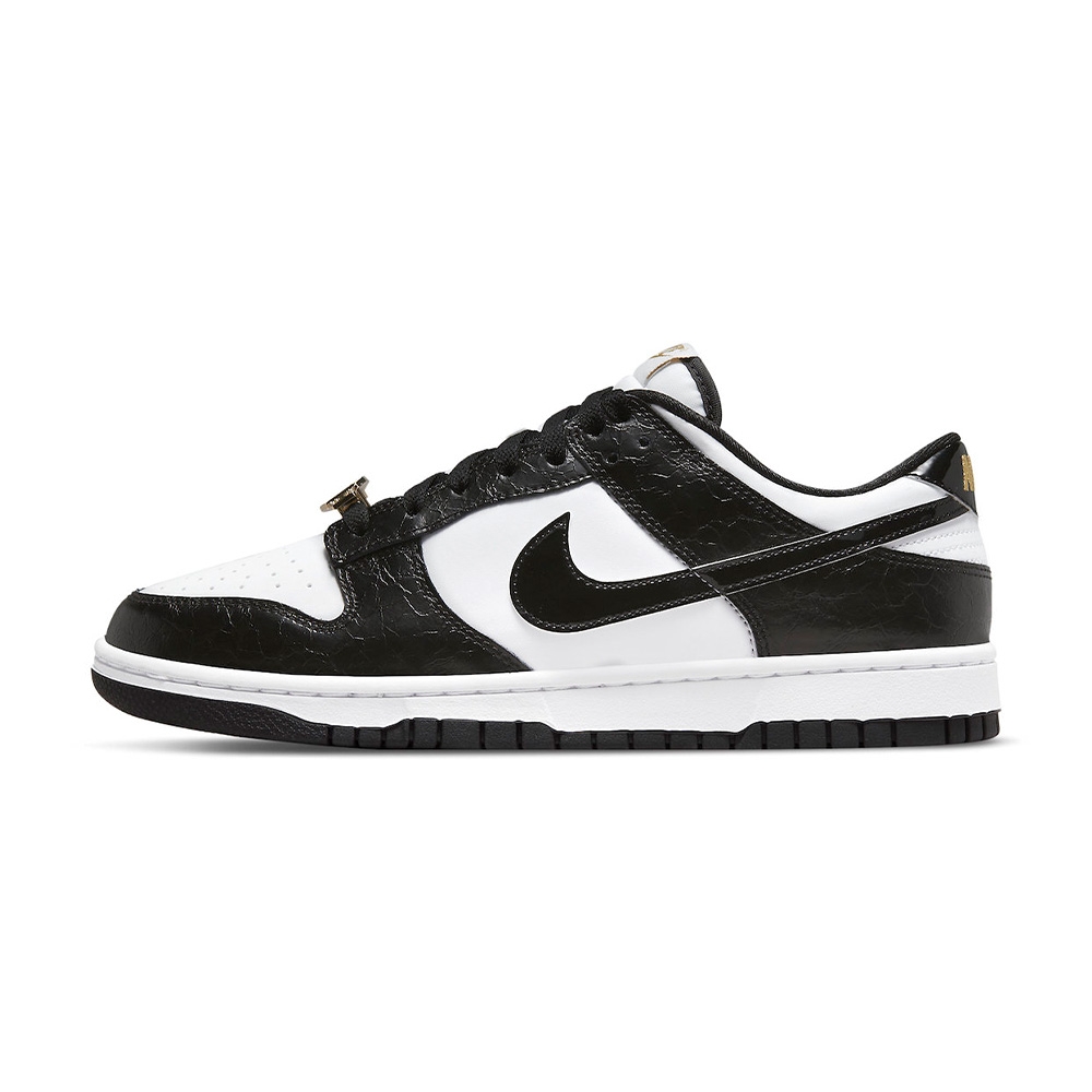 Nike Dunk Low Retro SE 男鞋 黑色 白色 熊貓 金釦 運動 休閒鞋 DR9511-100