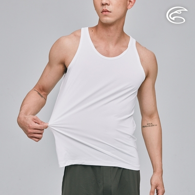 ADISI 男Tactel Pro快乾排汗窄肩背心AV2311076 (S-2XL) 白色