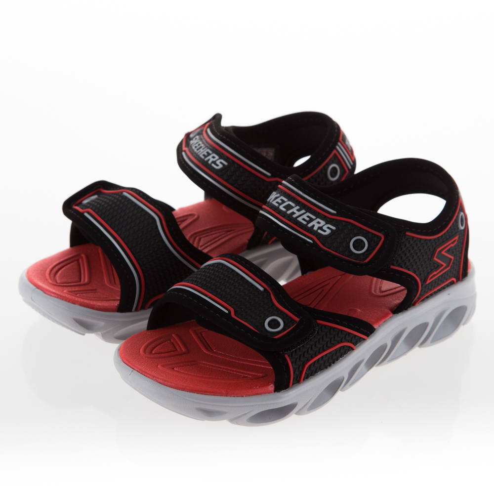 SKECHERS 男童 涼拖鞋系列HYPNO SPLASH-90522LBKRD