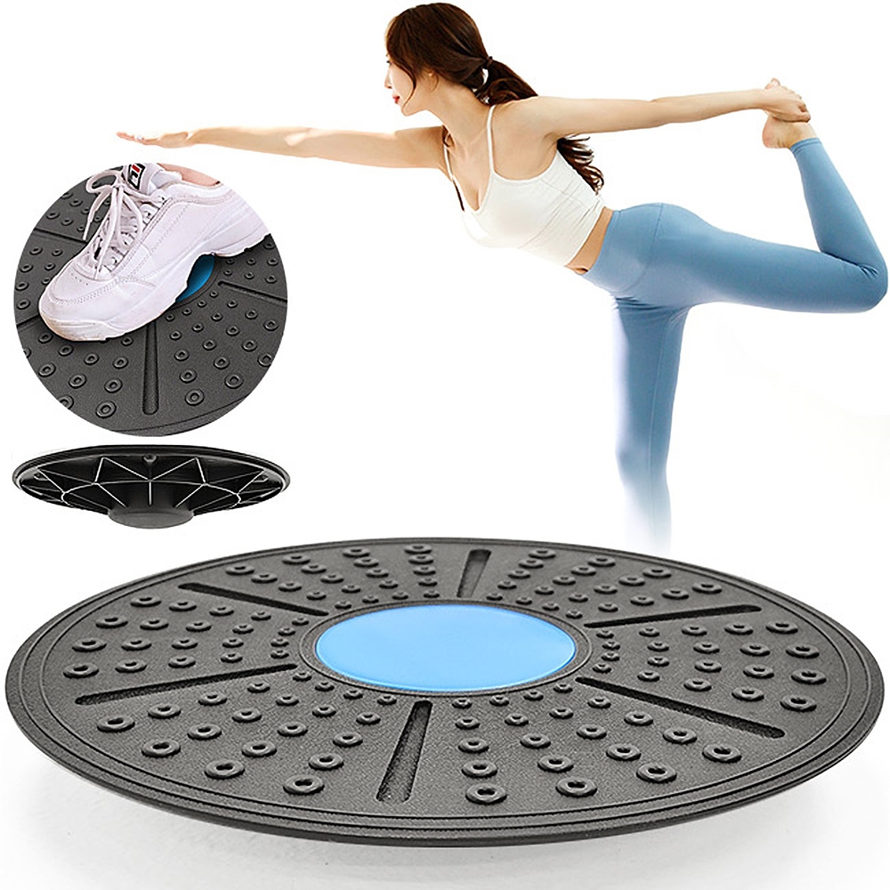 核心力量平衡踏板(協調健身平衡板.平衡碟平衡盤.感統訓練扭腰盤.按摩拉筋板瑜珈板)