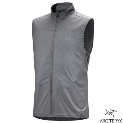 【ARCTERYX 始祖鳥】男 Norvan 防風保暖透氣化纖背心_X000007424 太空灰