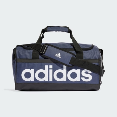 adidas 愛迪達 手提包 健身包 運動包 旅行袋 LINEAR DUFFEL S 藍 HR5353