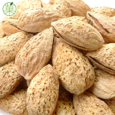 菓青市集 帶殼炒杏仁果300g