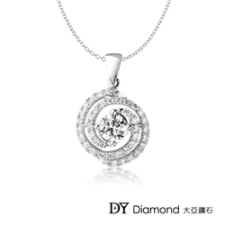 DY Diamond 大亞鑽石 18K金 0.40克拉 D/VS1 華麗鑽墜