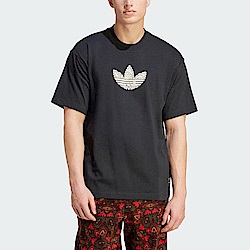 Adidas Tee IV9695 男 短袖 上衣 T恤 亞洲版 運動 休閒 經典 三葉草 棉質 舒適 黑