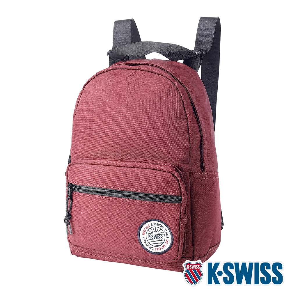 K-SWISS Sunshine Small Backpack休閒後背包-酒紅