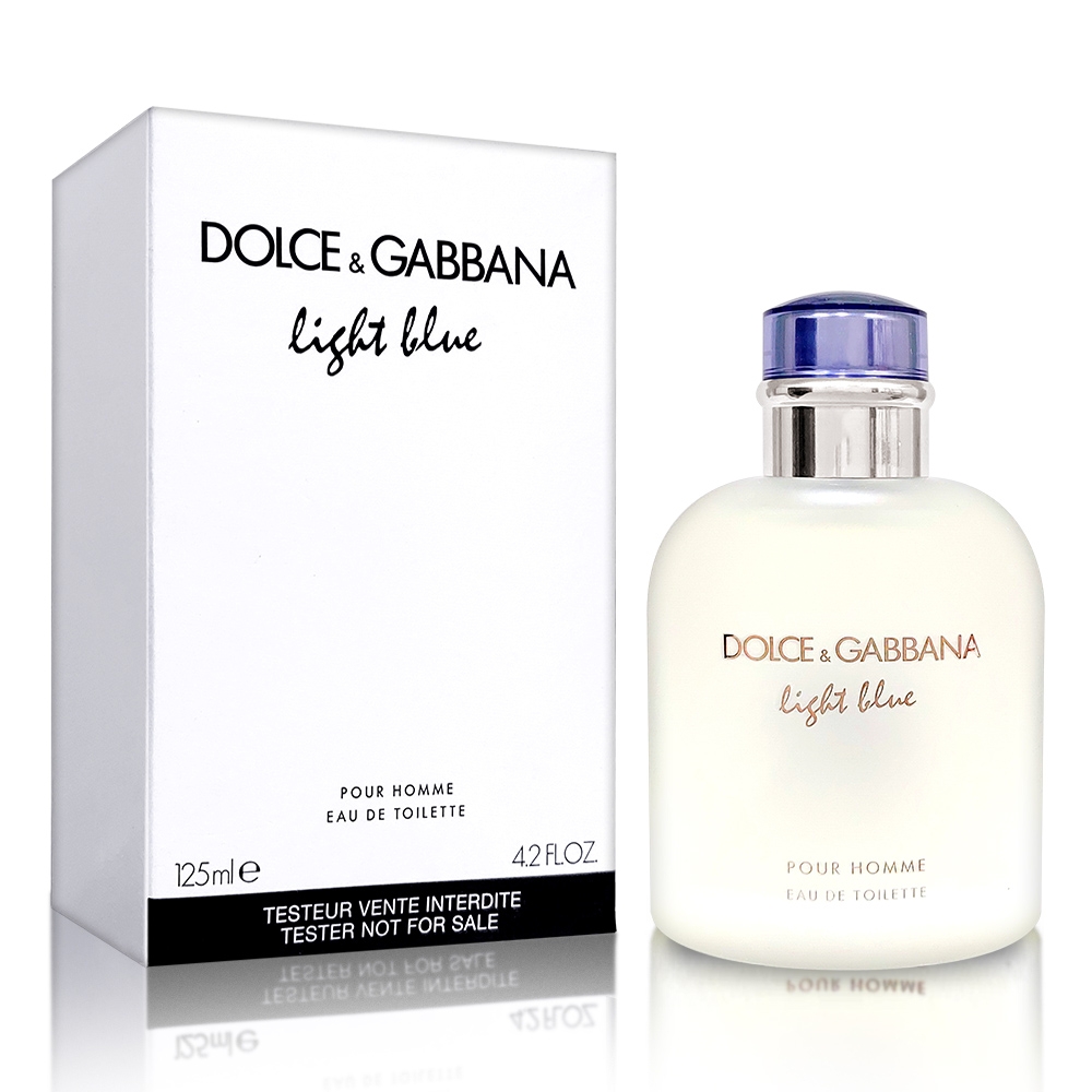 Dolce&Gabbana D&G Light Blue 淺藍男性淡香水TESTER 125ML 環保包裝