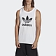 adidas 背心 男款 運動背心 慢跑 三葉草 亞規 TREFOIL TANK 白 IA4808(S1956) product thumbnail 1