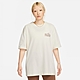 NIKE 上衣 女款 短袖上衣 運動 AS W NSW SS OS TEE BEAR 米白 FQ6010-110 (3S3672) product thumbnail 1