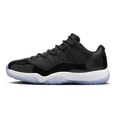 【NIKE 耐吉】休閒鞋 Air Jordan 11 Low Space Jam 2024 經典復刻 冰底 黑白 男鞋 FV5104-004