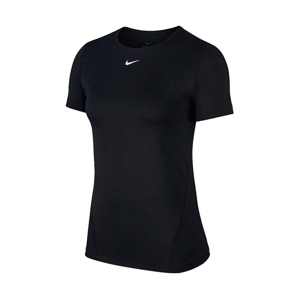 Nike 運動短袖 Pro Dri-FIT Mesh Tee 女款 黑 腰身 修身 透氣 快乾 短T AO9952-010