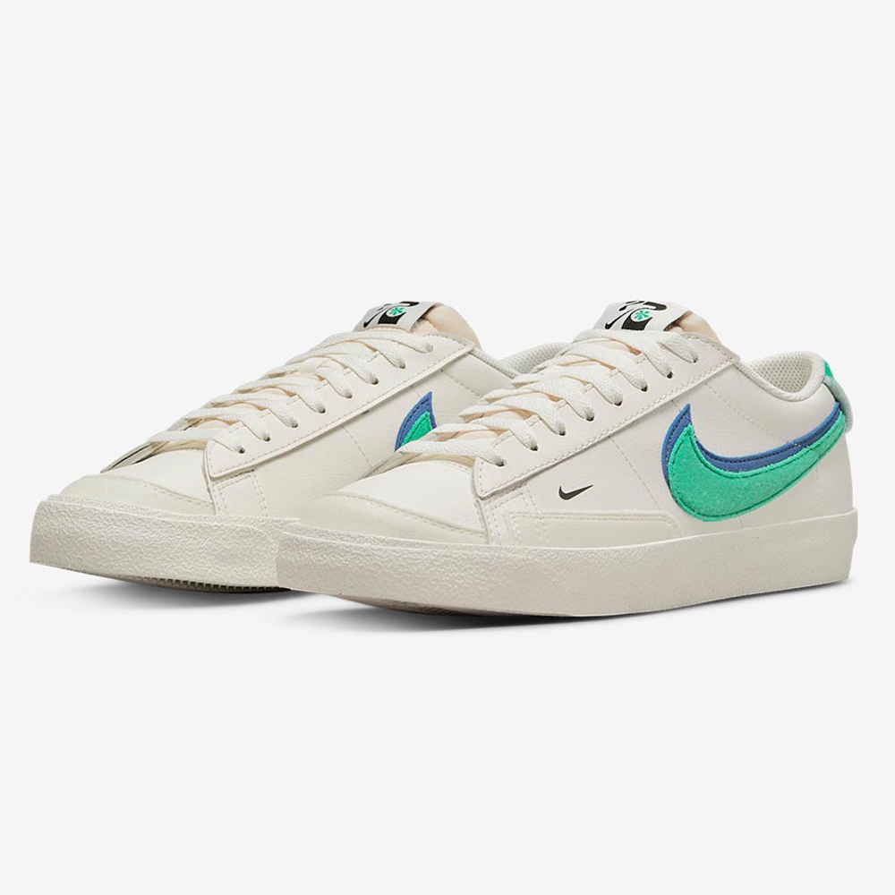 NIKE 耐吉 休閒鞋 運動鞋 男鞋 白綠 DO9777-001 BLAZER LOW 77 SE (2N1038)