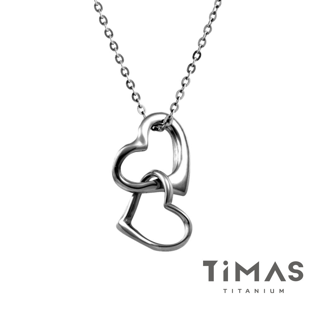 TiMAS《心連心》純鈦項鍊(E)