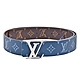 LV M8393T Initiales 40經典Monogram花紋帆布雙面腰帶皮帶(藍色) product thumbnail 1