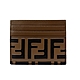 FENDI 品牌FF logo壓紋皮革卡片夾(8M0445-咖) product thumbnail 1