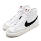 Nike 休閒鞋 Blazer Mid 77 運動 男女鞋 復古 VNTG 情侶款 球鞋 穿搭 簡約 白 黑 BQ6806100 product thumbnail 1