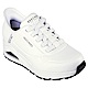 Skechers Uno [183005WHT] 男 休閒鞋 運動 健走 氣墊 緩震 支撐 瞬穿舒適科技 皮革 白黑 product thumbnail 1