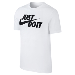 NIKE AS M NSW TEE JUST DO IT SWOOSH 男款 休閒 慢跑 運動 短袖上衣 白 AR5007100