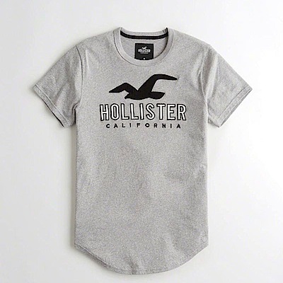 Hollister HCO 短袖 T恤 灰色 0898