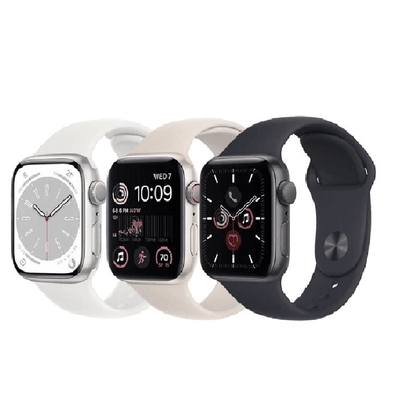 Apple Watch SE 40mm GPS版蘋果手錶鋁金屬錶殼配運動型錶帶| SE