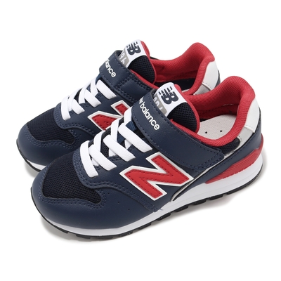 New Balance 休閒鞋 996 Wide 中童 寬楦 藍 紅 網眼 透氣 支撐 魔鬼氈 小朋友 NB YV996EB3-W