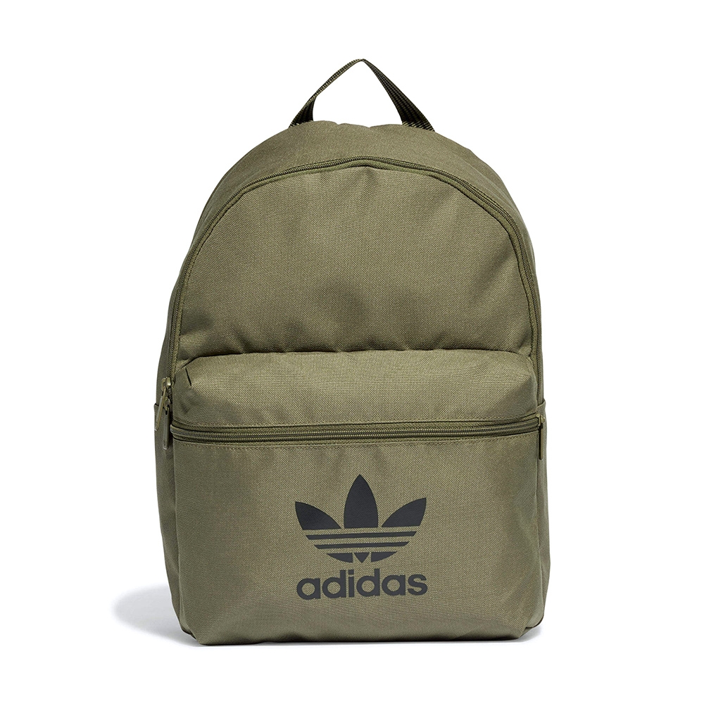 Adidas Adicolor Backpk 男款 女款 軍綠色 拼接 夾層 休閒 後背包 IL1962