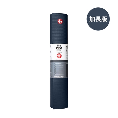 【manduka】pro mat 瑜珈墊 6mm 加長版 - midnight (高密度pvc瑜珈墊)