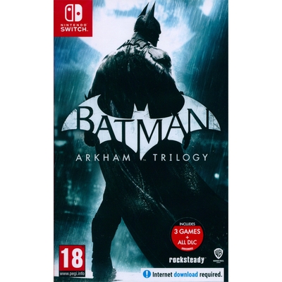 蝙蝠俠：阿卡漢三部曲 Batman：Arkham Trilogy - NS Switch 英日文歐版