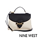 NINE WEST CHANNA鍊條裝飾方包-拼接黑(115720) product thumbnail 1