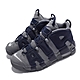 Nike 休閒鞋 Air More Uptempo GS 女鞋 氣墊 避震 大Air 復刻 喬治城 運動 灰 藍 415082-009 product thumbnail 1