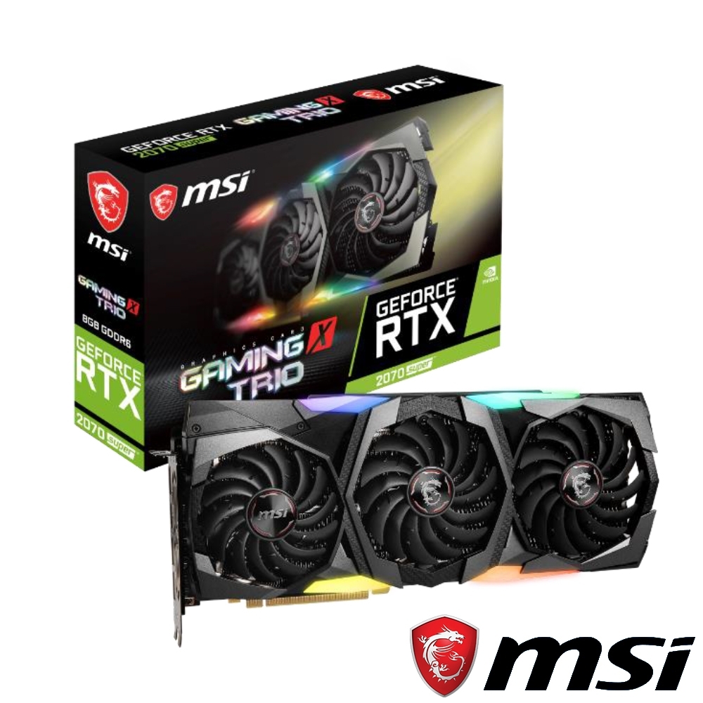 MSI GeForce RTX 2070 SUPER GAMING X TRIO 顯示卡| Yahoo奇摩購物中心
