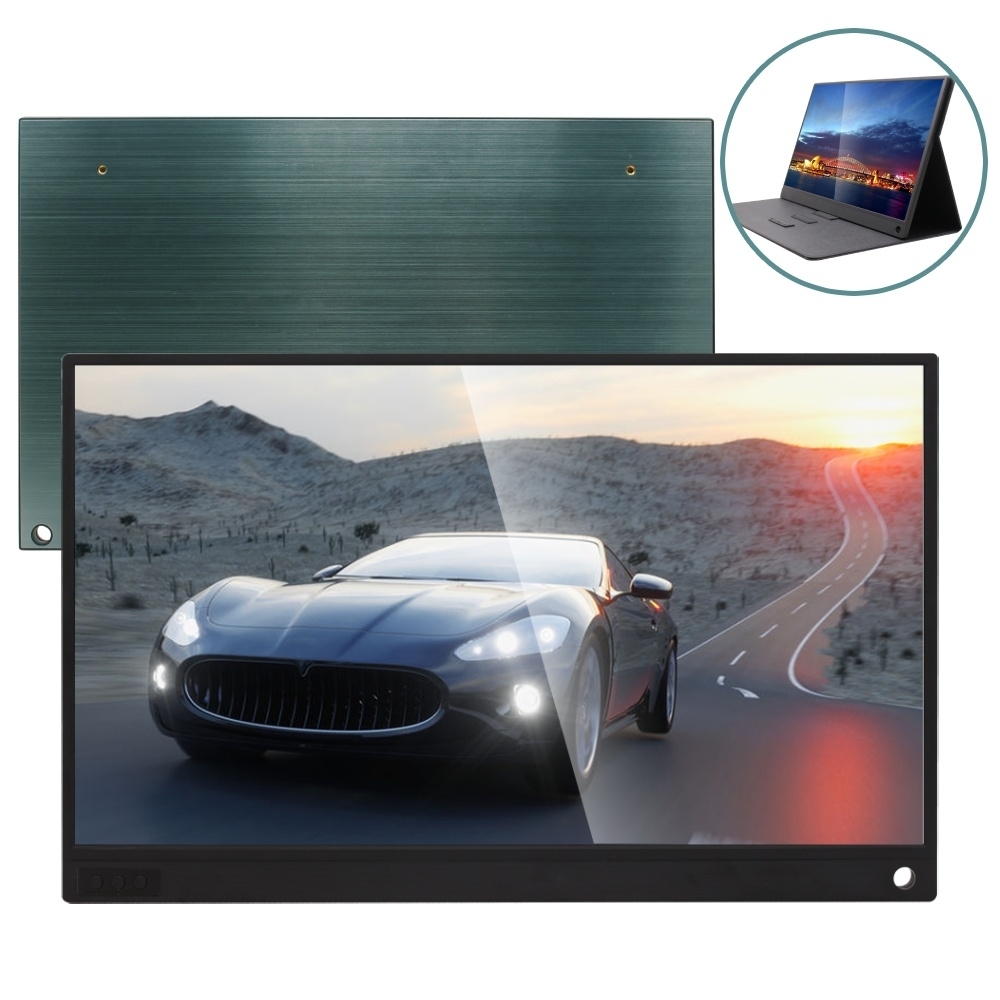 IS愛思 PLAYTV-T PLUS 15.6吋超薄觸控可攜式液晶螢幕 附可立式螢幕支架皮套