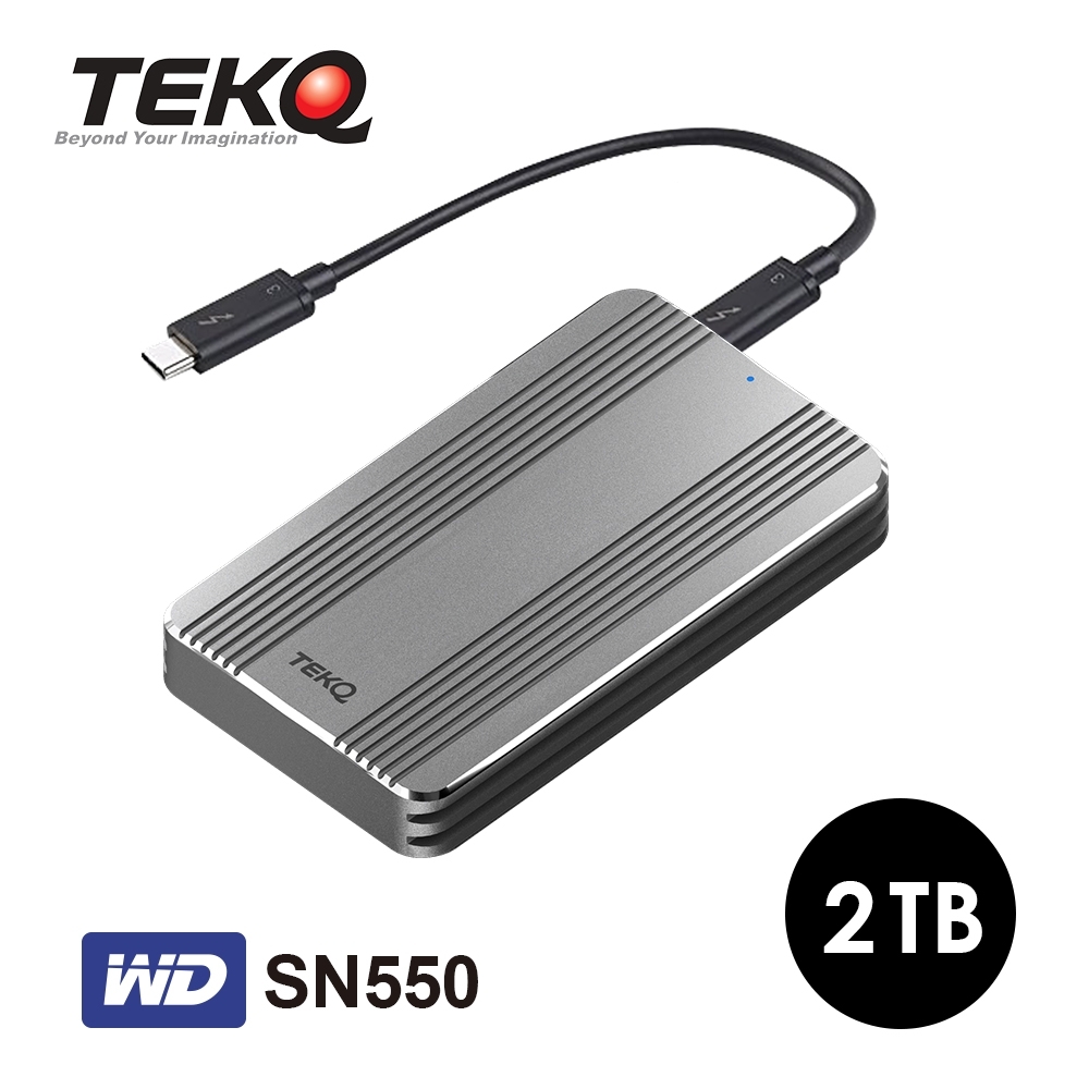 TEKQ Rapide WD SN550 2TB Thunderbolt 3 M.2 SSD 外接硬碟