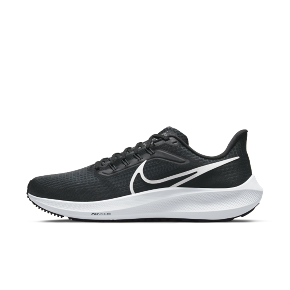 NIKE AIR ZOOM PEGASUS 39男輕量透氣避震慢跑鞋-黑白-DH4071001