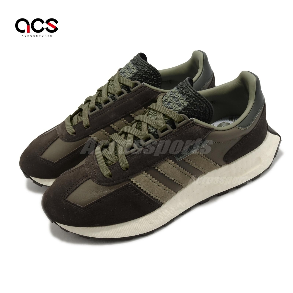 adidas 休閒鞋 Retropy E5 咖啡 墨綠 愛迪達 三葉草 男鞋 復古 運動鞋 GW4411