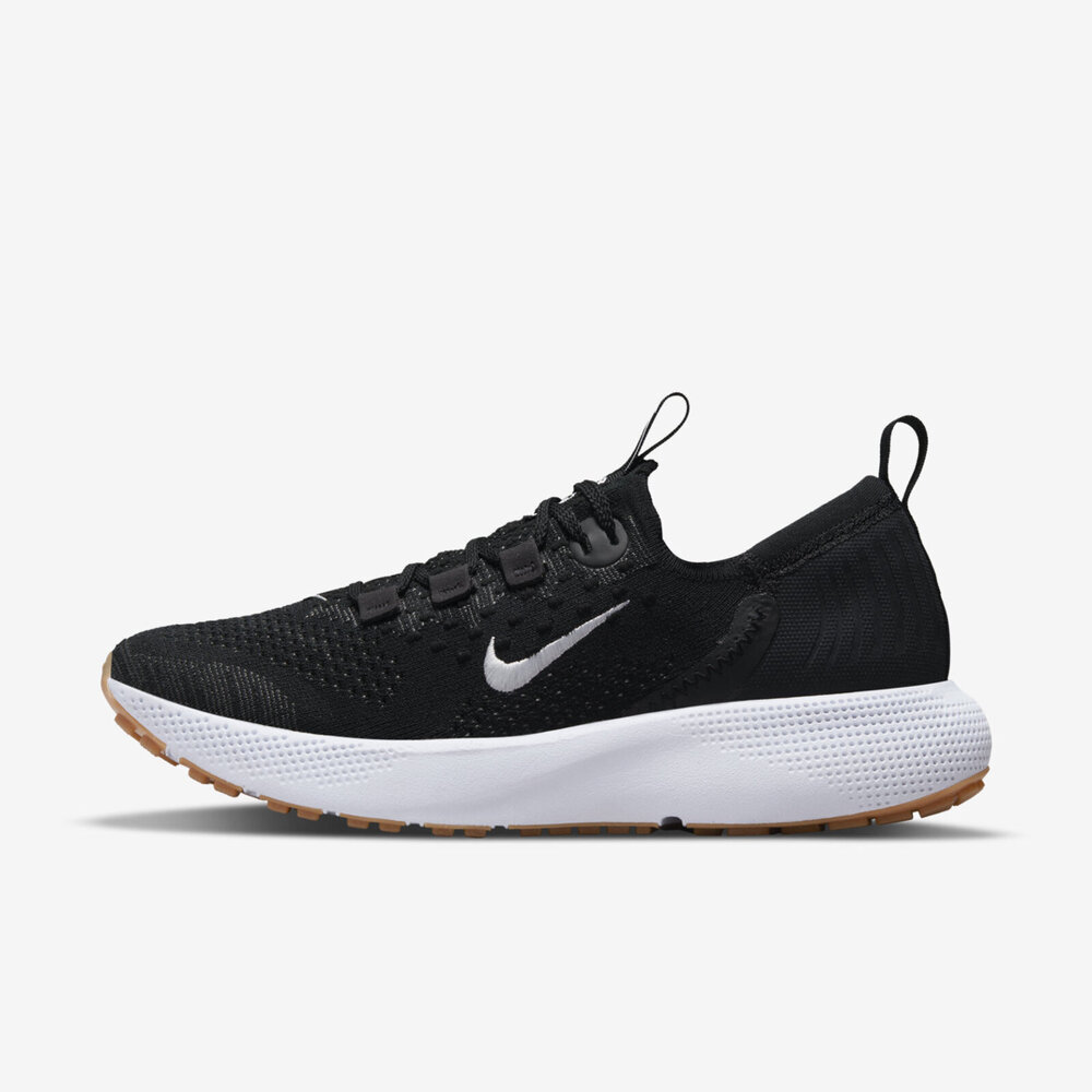 Nike Wmns React Escape RN FK [DC4269-001] 女 慢跑鞋 運動 襪套式 緩震 黑白