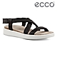ECCO CORKSPHERE SANDAL W 北歐休閒交叉皮革涼鞋 女鞋 黑色 product thumbnail 1