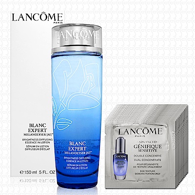 LANCOME蘭蔻 激光煥白精華玫瑰露升級版150ml(贈肌因安瓶1mlx12)