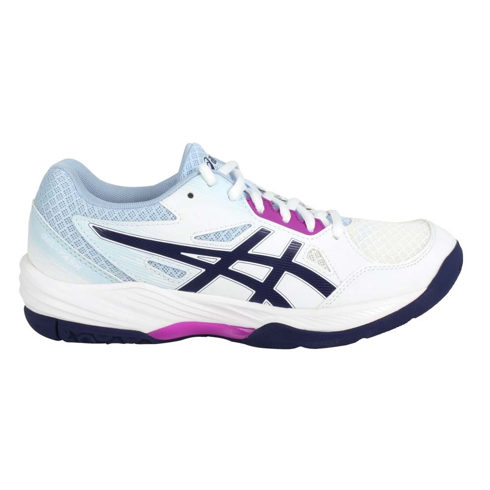 ASICS GEL-TASK 3 女排羽球鞋-排球 羽球 羽毛球 亞瑟士 1072A082-101 白丈青紫