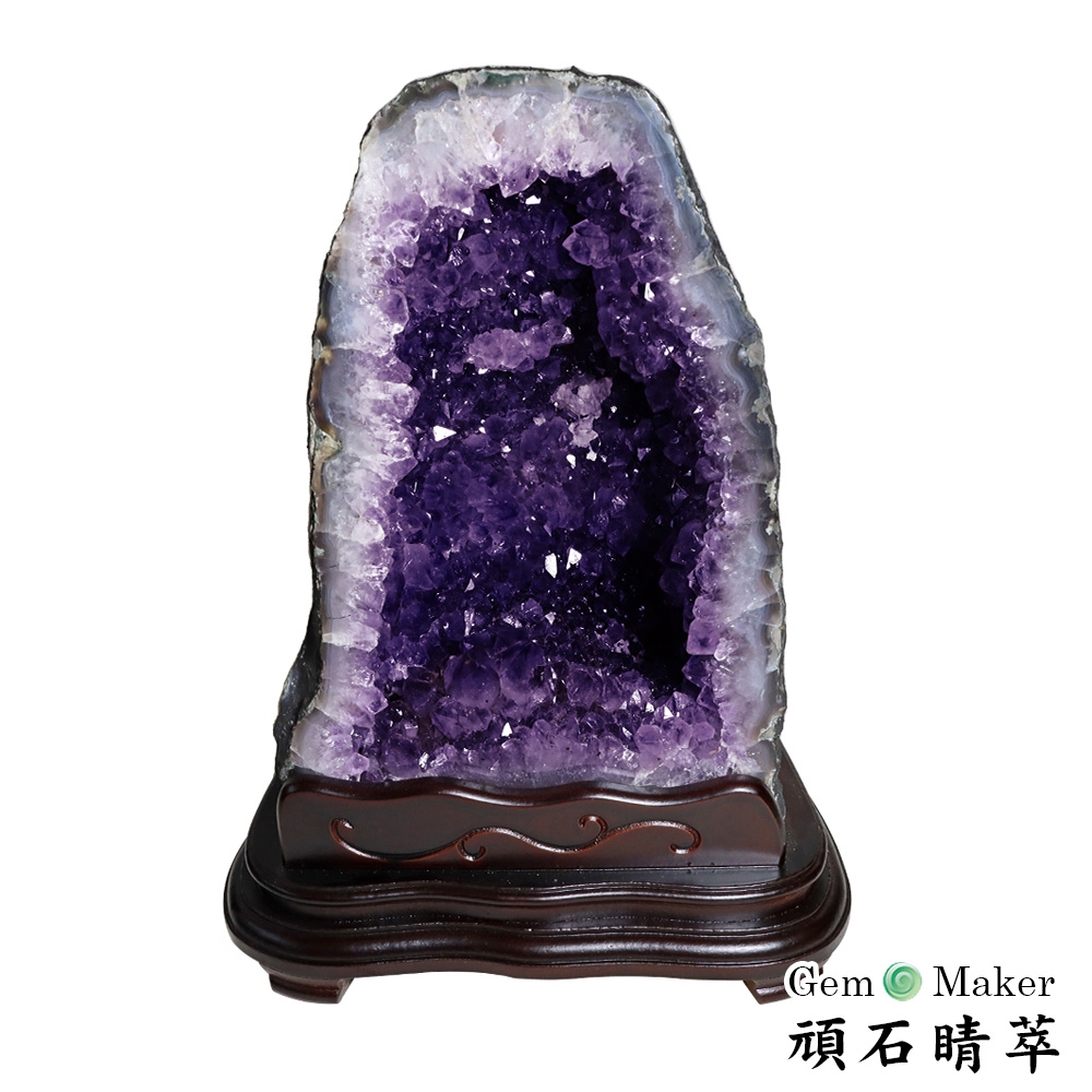 GemMaker頑石睛萃 開運招財天然巴西紫晶洞 FA-307(12.05kg)