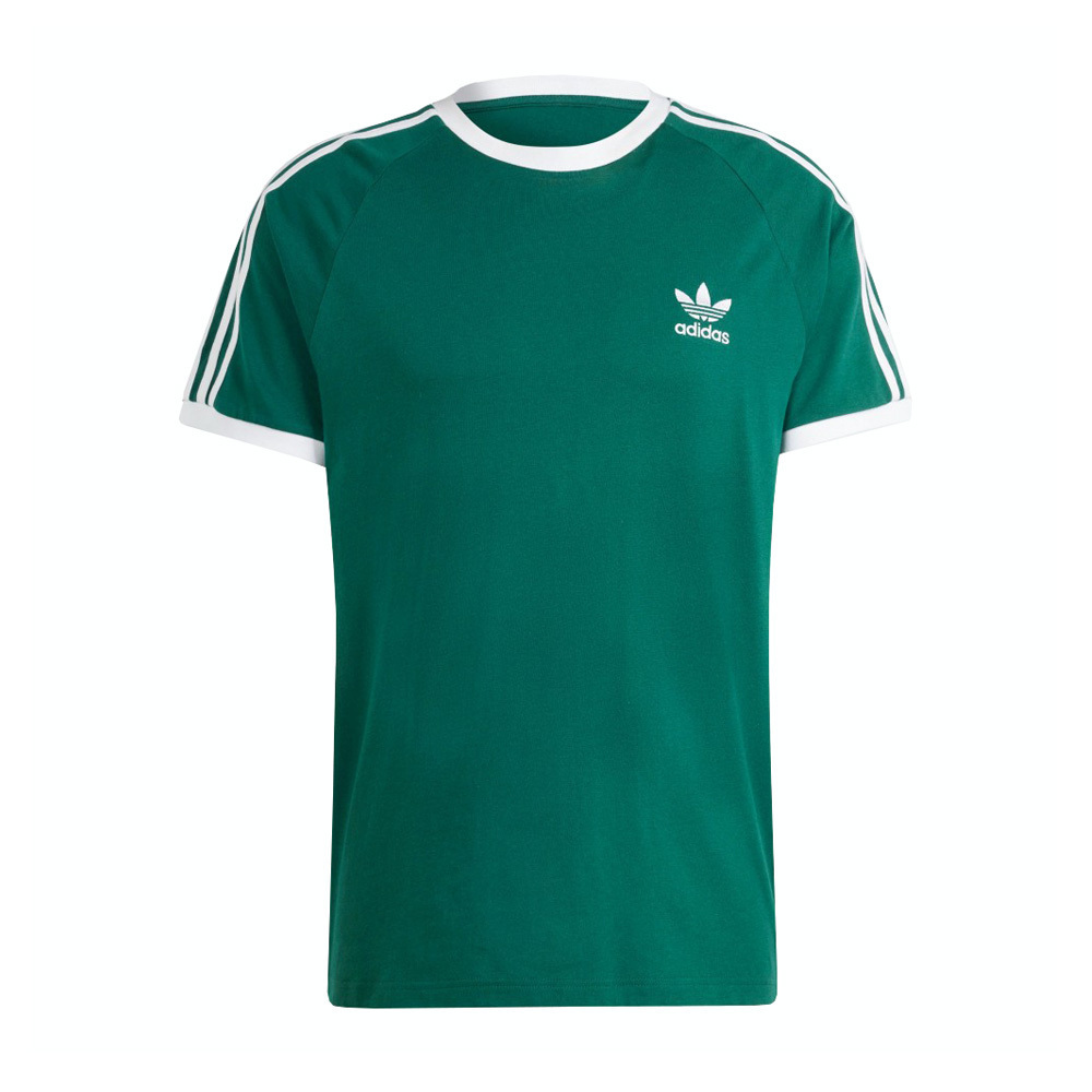 Adidas 3-Stripes Tee [IM9387] 男 短袖 上衣 經典 復古 休閒 修身 棉質 綠 白