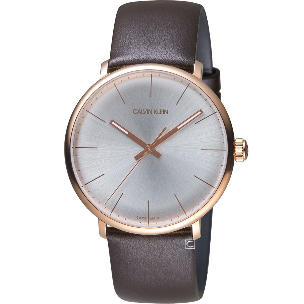 Calvin Klein ck巔峰系列復刻版時尚腕錶(K8M216G6)