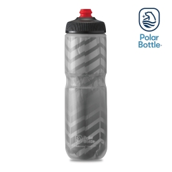 【Polar Bottle】24oz 雙層保冷噴射水壺 BOLT 灰-銀