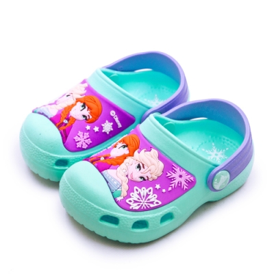 Disney 迪士尼 冰雪奇緣 FROZEN 輕量兒童涼鞋 粉藍紫 94025